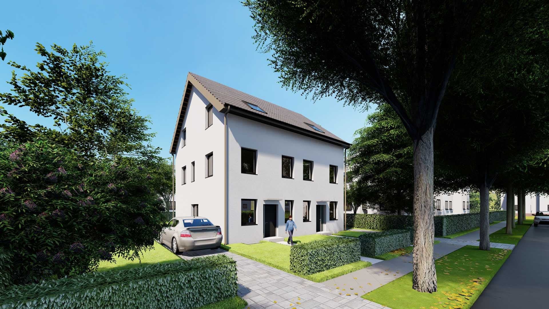Spandauer Straße 106 semi-detached house – main view