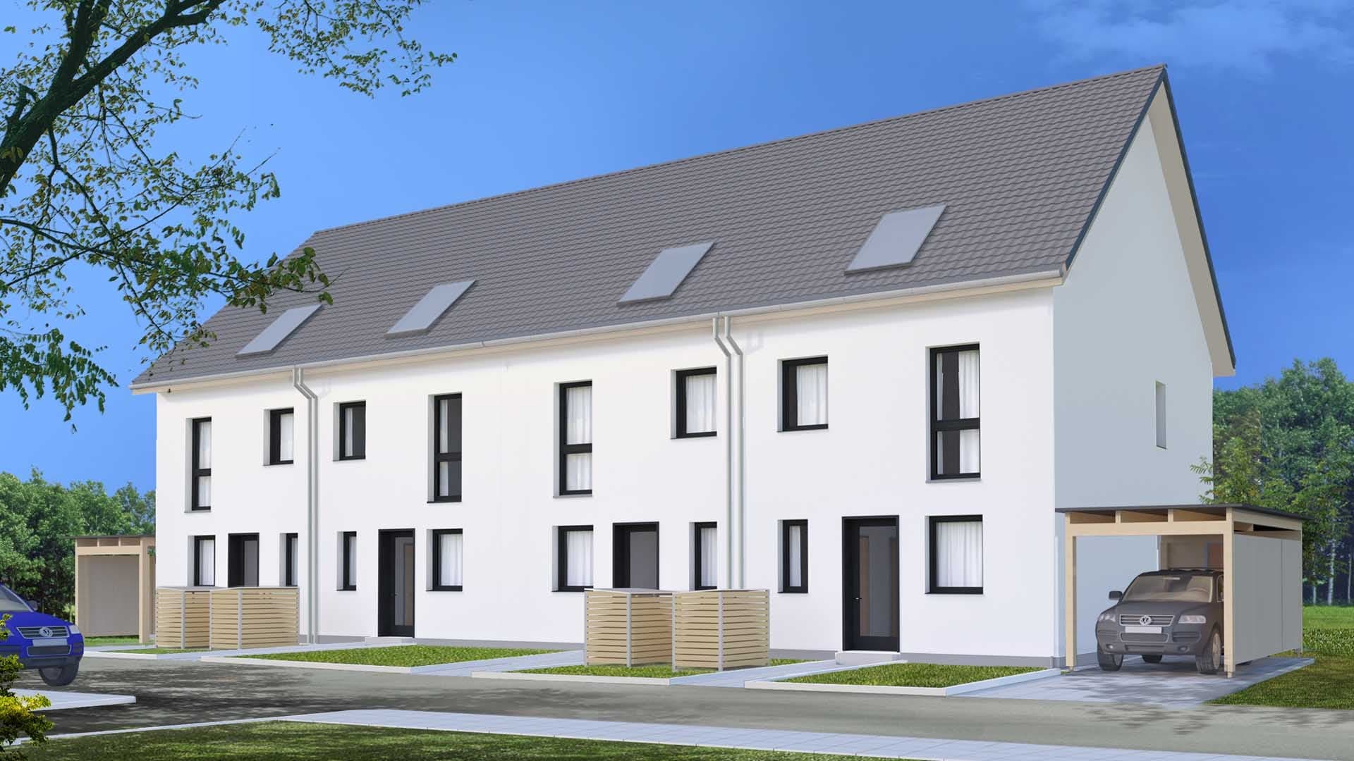 Vogelzeile 3 terraced house in Berlin Spandau – street view